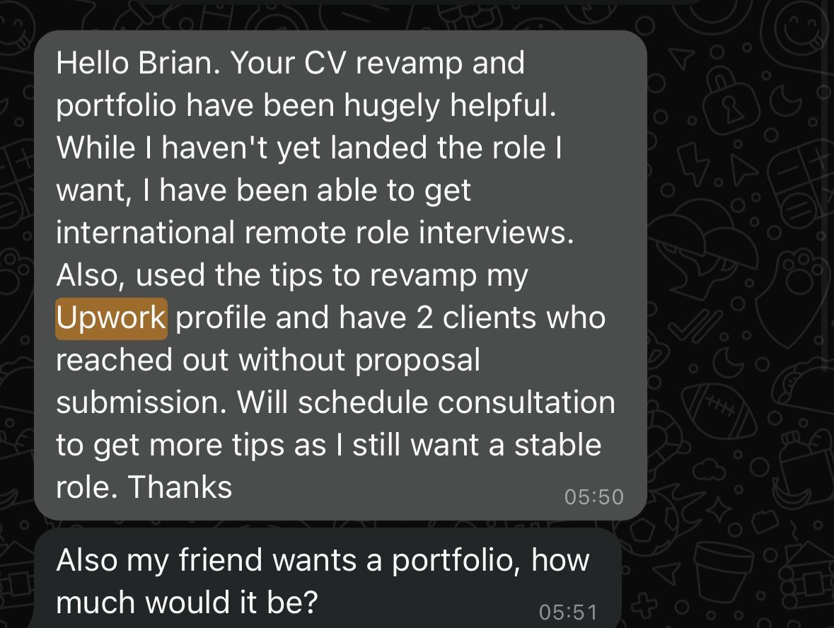 LinkedIn testimonial screenshot